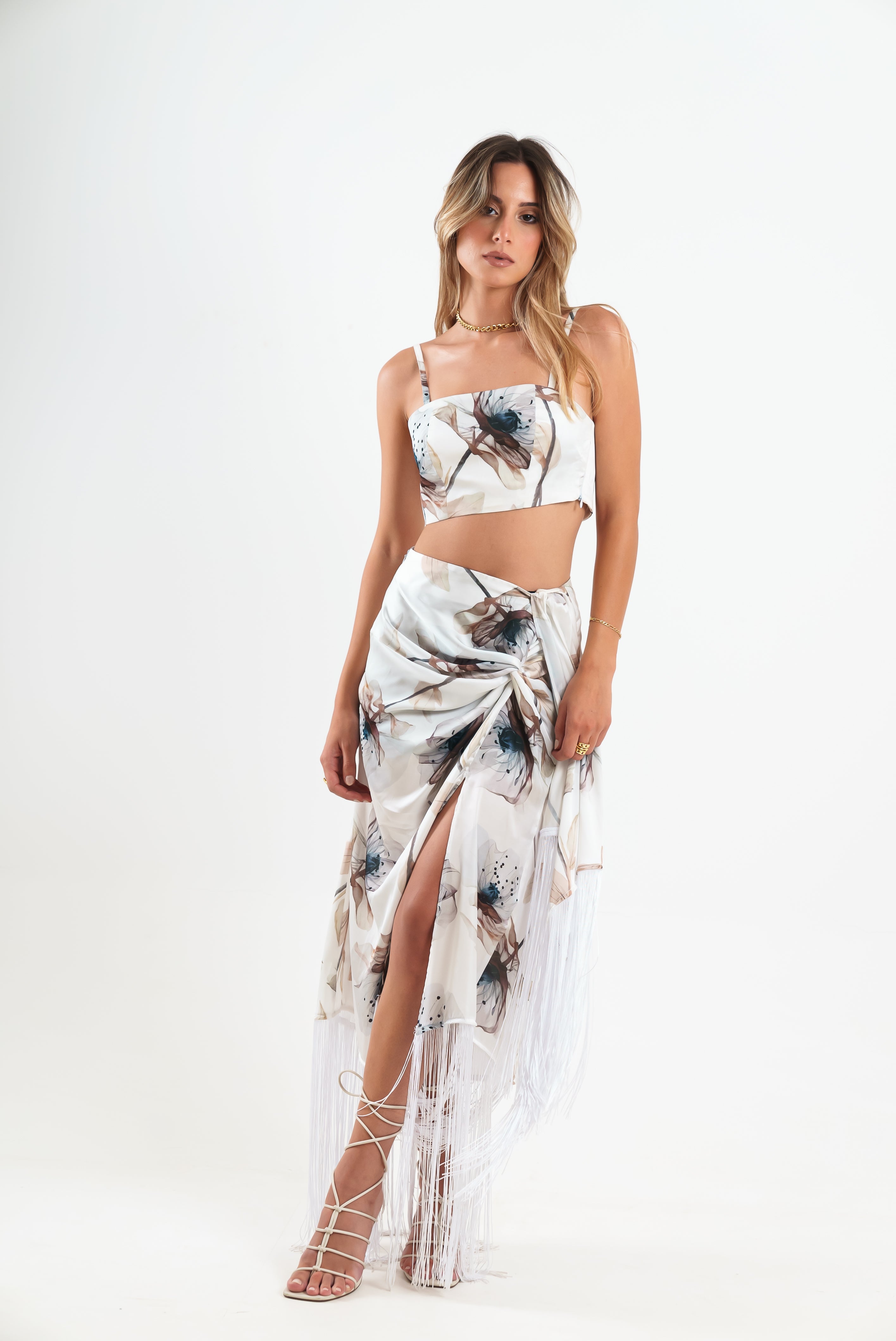 Faelyn satin set